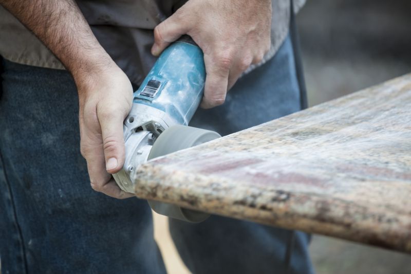 Local Quartz Countertop Refinishing pros at work
